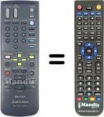 Replacement remote control RM M40V-57501