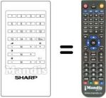 Replacement remote control RRMCG 0251 CESA