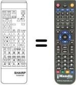 Replacement remote control RRMCG 0682 CESA