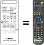 Replacement remote control RRMCG 0716 GE