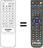 Replacement remote control RRMCG 0916 PESA