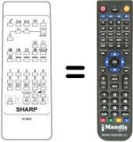 Replacement remote control RRMCG 1011 BMSA
