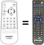 Replacement remote control RRMCG 1051 BMSA