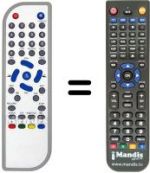 Replacement remote control Cmx DVB-805