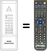 Replacement remote control SP 699060