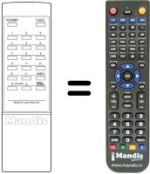 Replacement remote control SRX 300 E