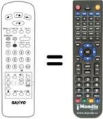 Replacement remote control SXMRA
