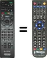 Replacement remote control Sony KDL-32 HX757