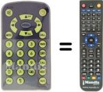 Replacement remote control Amstrad T6 TFT LCD MONITOR