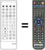 Replacement remote control TC 153