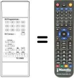 Replacement remote control Oceanic 56 OC 8000
