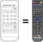 Replacement remote control 583.273