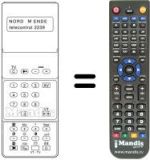 Replacement remote control 583.520