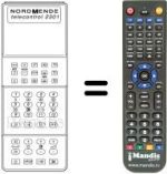 Replacement remote control TELECONTROL 2301