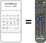 Replacement remote control TELECONTROL 2336