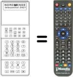 Gleichwertige Fernbedienung TELECONTROL 2401
