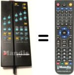 Replacement remote control Brionvega HELIOS 28'