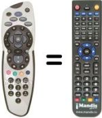 Replacement remote control URC 1655-00R00