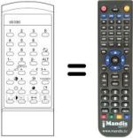 Replacement remote control Sanyo CEP 4012