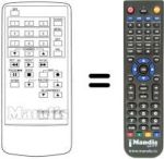 Replacement remote control LG V 9200