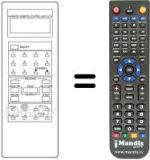 Gleichwertige Fernbedienung Amstrad VCR 4700