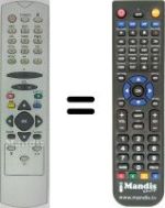 Replacement remote control RC 2548