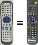 Replacement remote control DIKOM DVD-100
