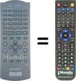 Replacement remote control Sony PS2 (ver. 1)