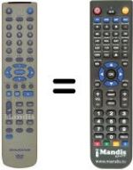 Replacement remote control Schaub Lorenz SL D 6000