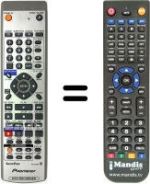 Gleichwertige Fernbedienung Pioneer DVR 3100 S