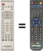 Replacement remote control Samsung LW17E24C