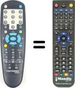 Replacement remote control Metronic ZAP BOX SINGLE4.3