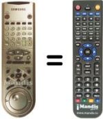 Gleichwertige Fernbedienung Samsung SV4000W