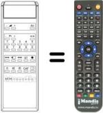 Replacement remote control Admiral AD14M10