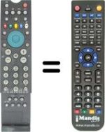 Replacement remote control RC2001 / 01B