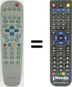 Replacement remote control Philips 29PT5458 / 01