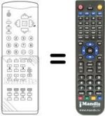 Replacement remote control Samsung 3F14-00037-050