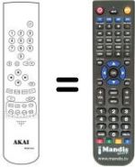 Gleichwertige Fernbedienung Akai CTW2855ENT
