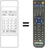 Gleichwertige Fernbedienung Audiosonic KBB1574