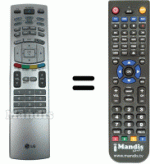 Gleichwertige Fernbedienung LG 6710900011W