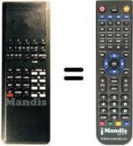 Replacement remote control Hitachi CPT2248