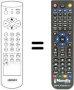 Replacement remote control Blaupunkt AA59-10023B
