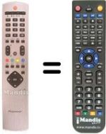 Replacement remote control AXD1471