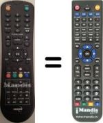 Replacement remote control ASANO 42DF3002H