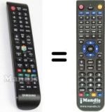 Replacement remote control BN59-00855A