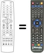 Replacement remote control REMCON129