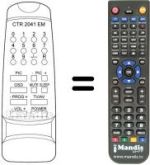 Replacement remote control Elekta CTR1441EM