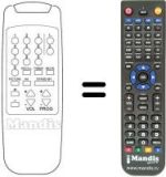 Replacement remote control REMCON1163