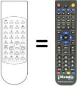 Gleichwertige Fernbedienung Technisat TV55-303