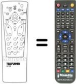 Replacement remote control REMCON877